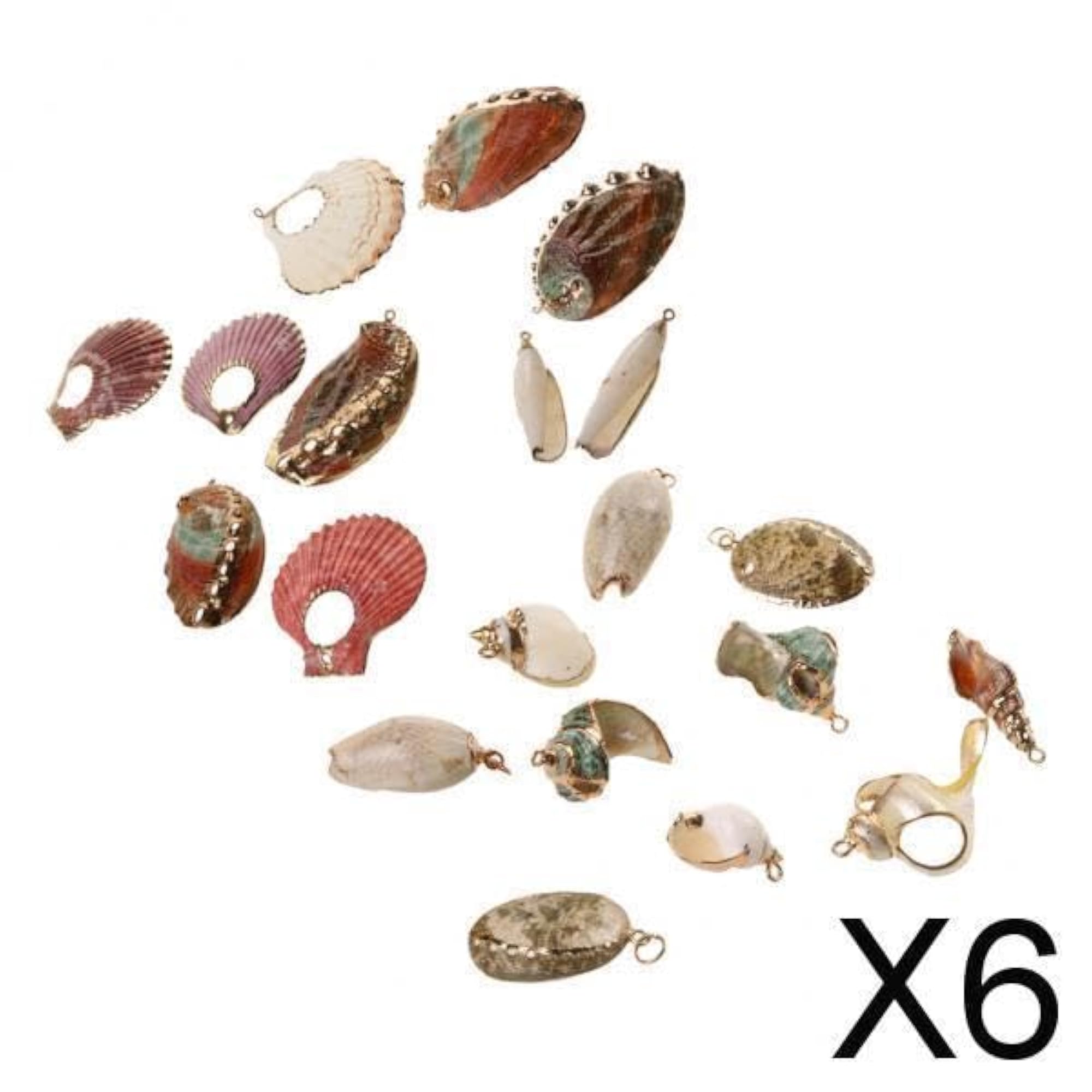 Gilding Conch Sea Shell Beads for Jewelry Making DIY Crafts